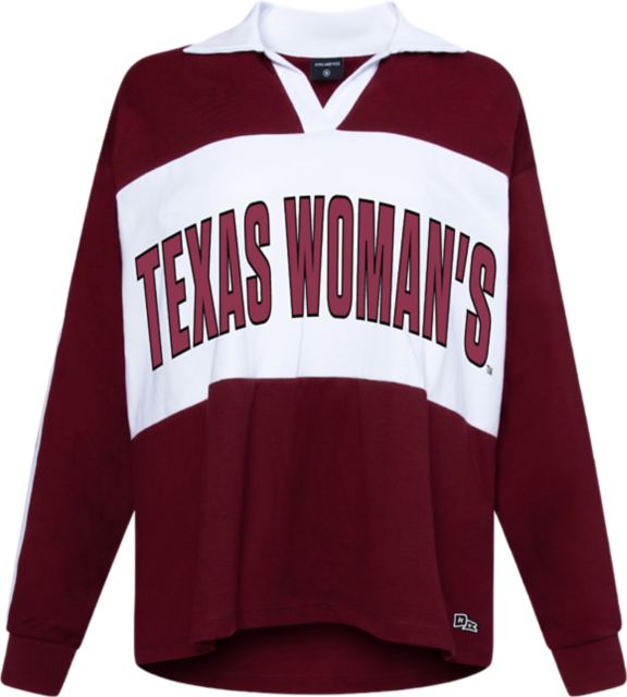 Texas Woman's University  Women's Oversized Polo