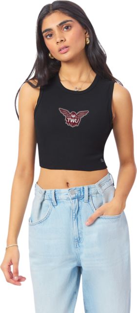 Texas Woman's University Women's Cut Off Tank Top