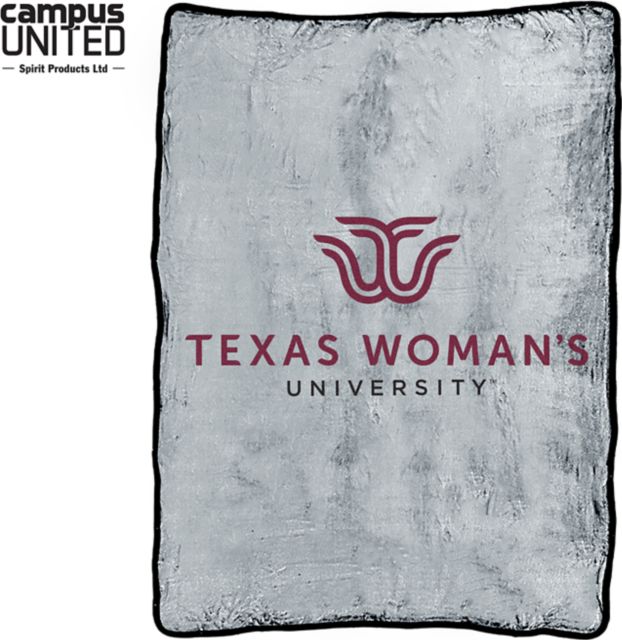 Texas Woman's University  Silk Touch Throw Blanket