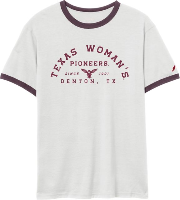 Texas Woman's University  Victory Falls Ringer Short Sleeve T-Shirt