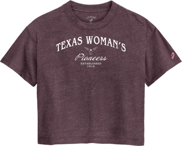 Texas Woman's University  Pioneers Women's Midi Short Sleeve T-Shirt