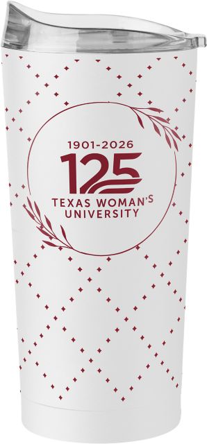 Texas Woman's University  125th Anniversary Tumbler