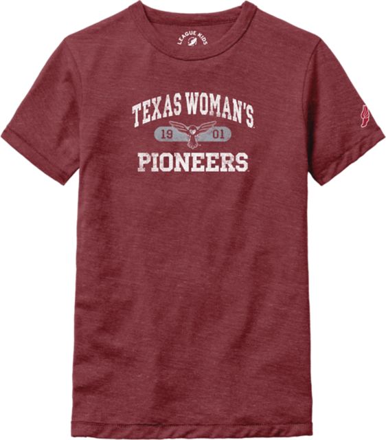Texas Woman's University  Pioneers Youth Short Sleeve T-Shirt