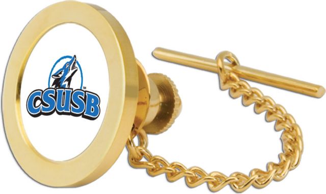 CSI Goldtie Tack/Lapel Pin Gift Boxed With Colored Medallion - ONLINE ONLY