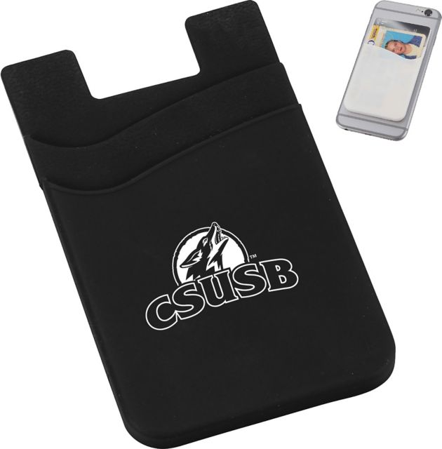 California State University San Bernardino Silicone Card Wallet