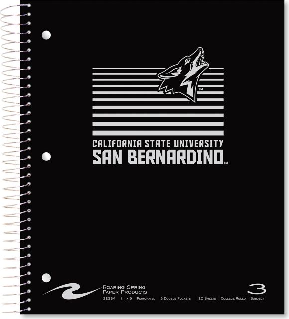 120 Sheet 3 Subject Notebook