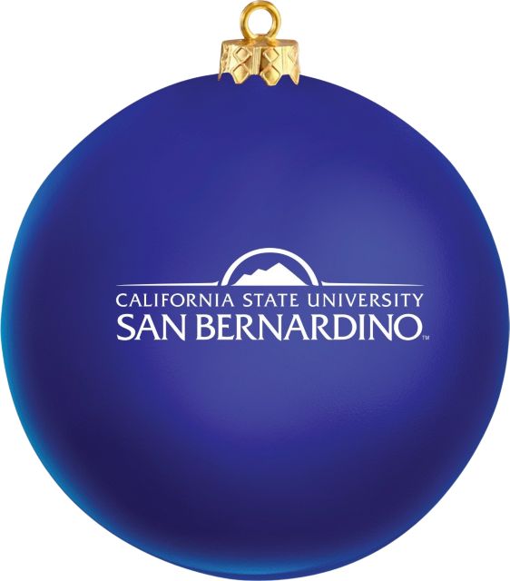 California State University San Bernardino Shatterproof Round Ornament