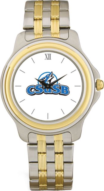 CSI Men's Two-Toned Wristwatch With Colored Medallion - ONLINE ONLY