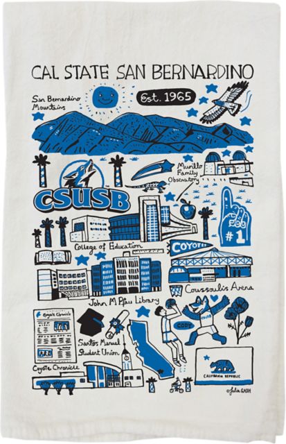 California State University San Bernardino Kitchen Towel