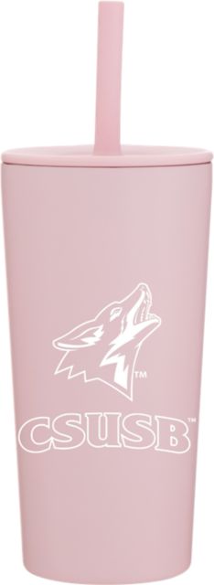 California State University San Bernardino 20 oz. Gatlinburg Tumbler with Straw