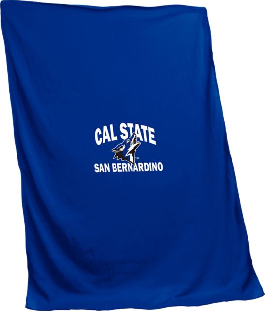 California State University San Bernardino 84x54 Coyotes Sweatshirt Blanket