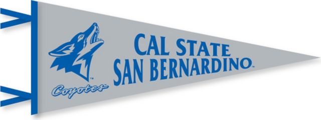 California State University San Bernardino Coyotes 12'' x 30'' Pennant ...