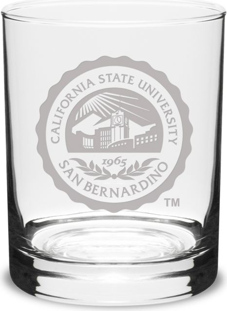 California State University San Bernardino 14 oz. Glass