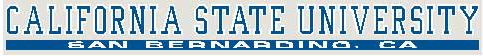 California State University Strip Decal