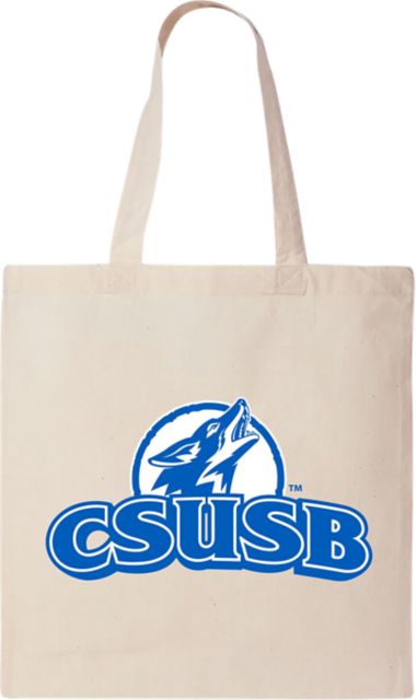California State University San Bernardino 15 x 16 Canvas Tote Bag
