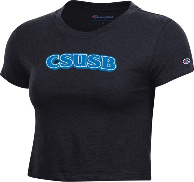 California State University San Bernardino Women's Cropped Short Sleeve T-Shirt