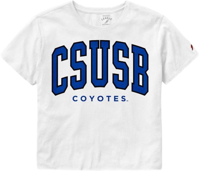 California State University San Bernardino Coyotes Women's Crop Short Sleeve T-Shirt