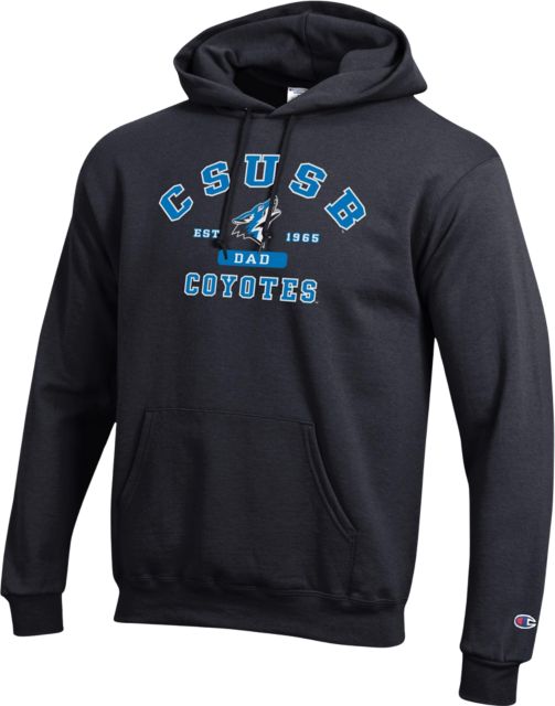 California State University San Bernardino Coyotes Dad Hooded Sweatshirt