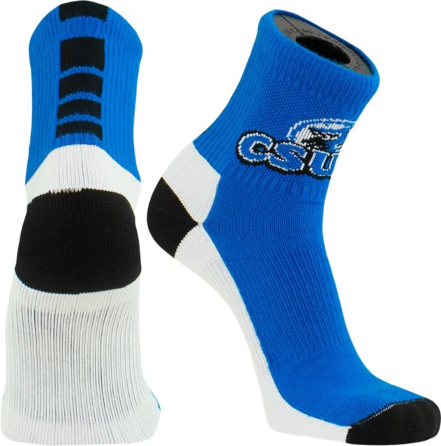 California State University San Bernardino Coyotes Quarter Cut Socks