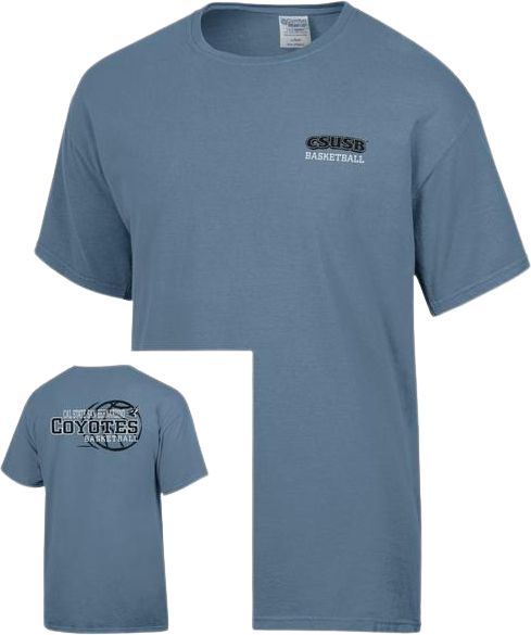 California State University San Bernardino Coyotes Basketball Short Sleeve T-Shirt