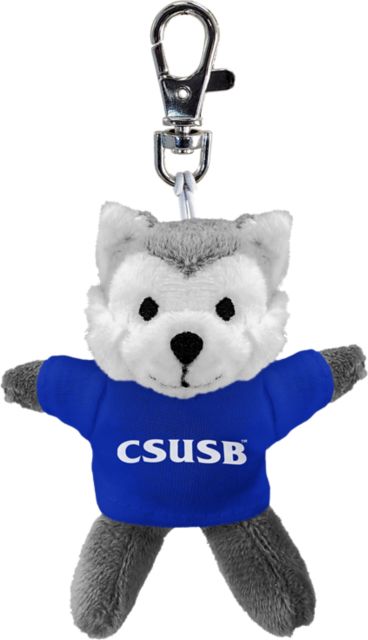 California State University San Bernardino Coyotes Plush Keychain