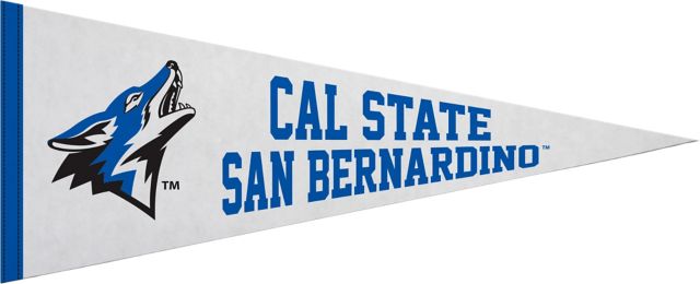 California State University San Bernardino 12"X30" Full Color Pennant