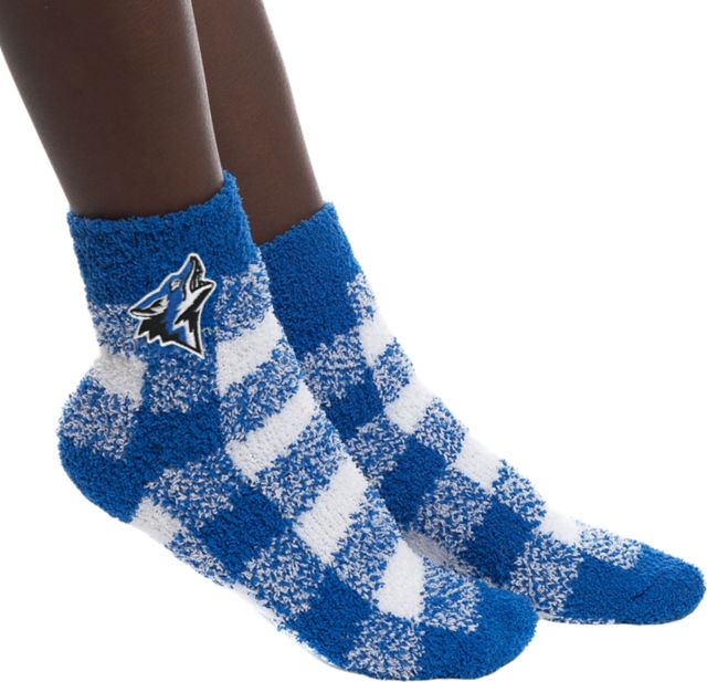 California State University San Bernardino Buffalo Check Socks