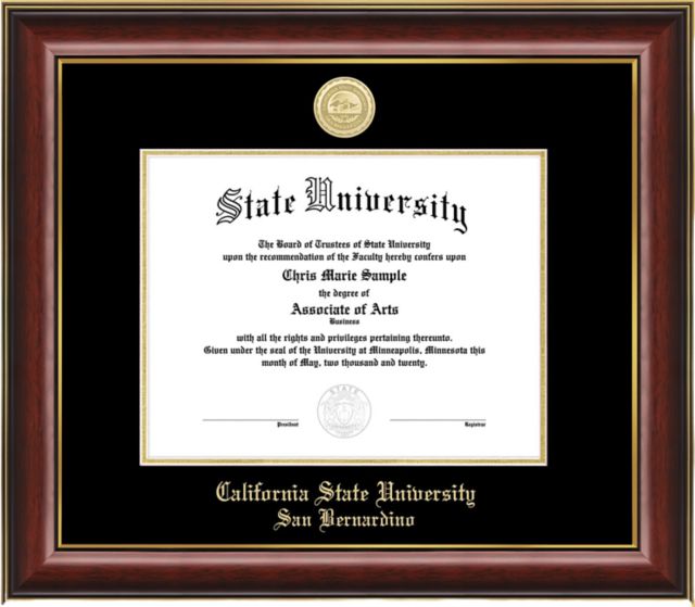 California State Univ San Bernardino - Palm Desert 8.5 x 11 Diploma Frame