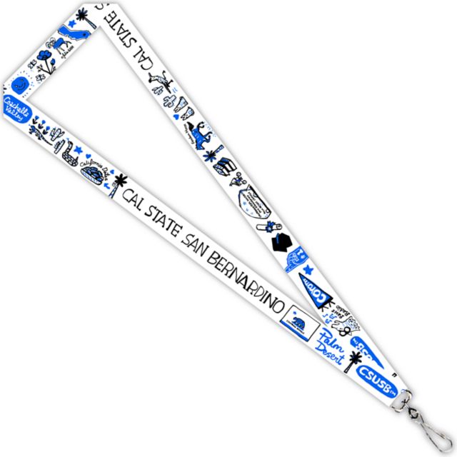 California State Univ San Bernardino - Palm Desert Julia Gash 3/4" Lanyard