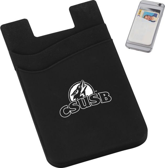 California State Univ San Bernardino - Palm Desert Silicone Card Wallet