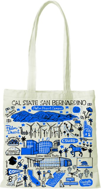 California State Univ San Bernardino - Palm Desert Julia Gash Tote Bag