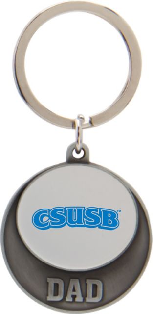 California State Univ San Bernardino - Palm Desert Dad Keychain