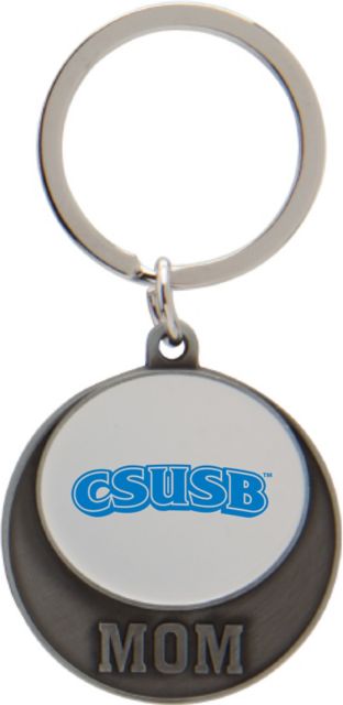 California State Univ San Bernardino - Palm Desert Mom Keychain