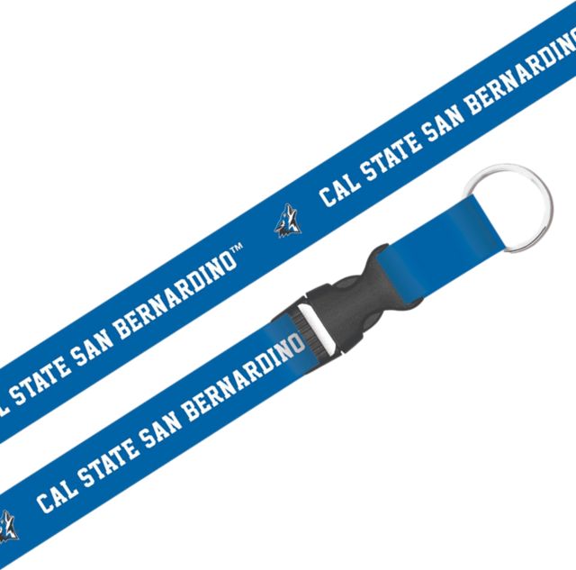 California State Univ San Bernardino - Palm Desert Coyotes Lanyard with Buckle