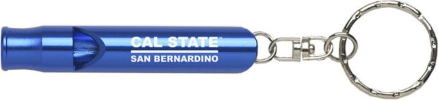 California State Univ San Bernardino - Palm Desert Whistle Keychain