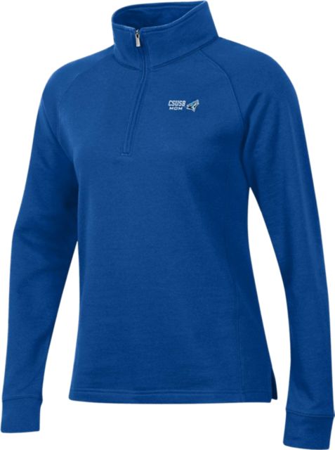 California State Univ San Bernardino - Palm Desert Coyotes Mom Women's 1/4 Zip Pullover
