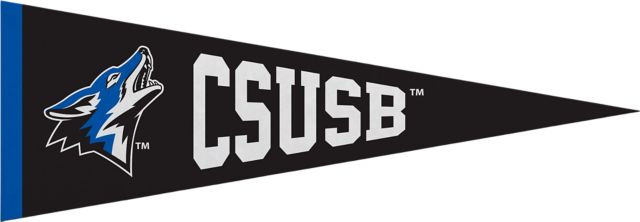 California State Univ San Bernardino - Palm Desert Coyotes 5x15 Pennant