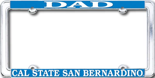California State Univ San Bernardino - Palm Desert Dad License Plate Frame