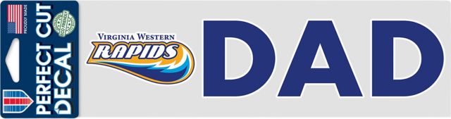 Virginia Western Community College 3'' x 10'' Dad Decal
