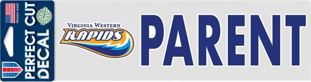 Virginia Western Community College Parent 3'' x 10'' Perfect Cut Decal