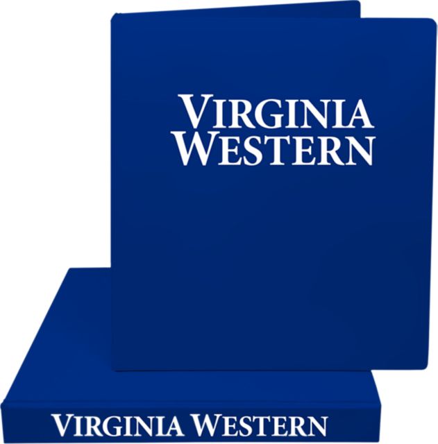 Virginia Western Community College 1'' Vinyl Binder