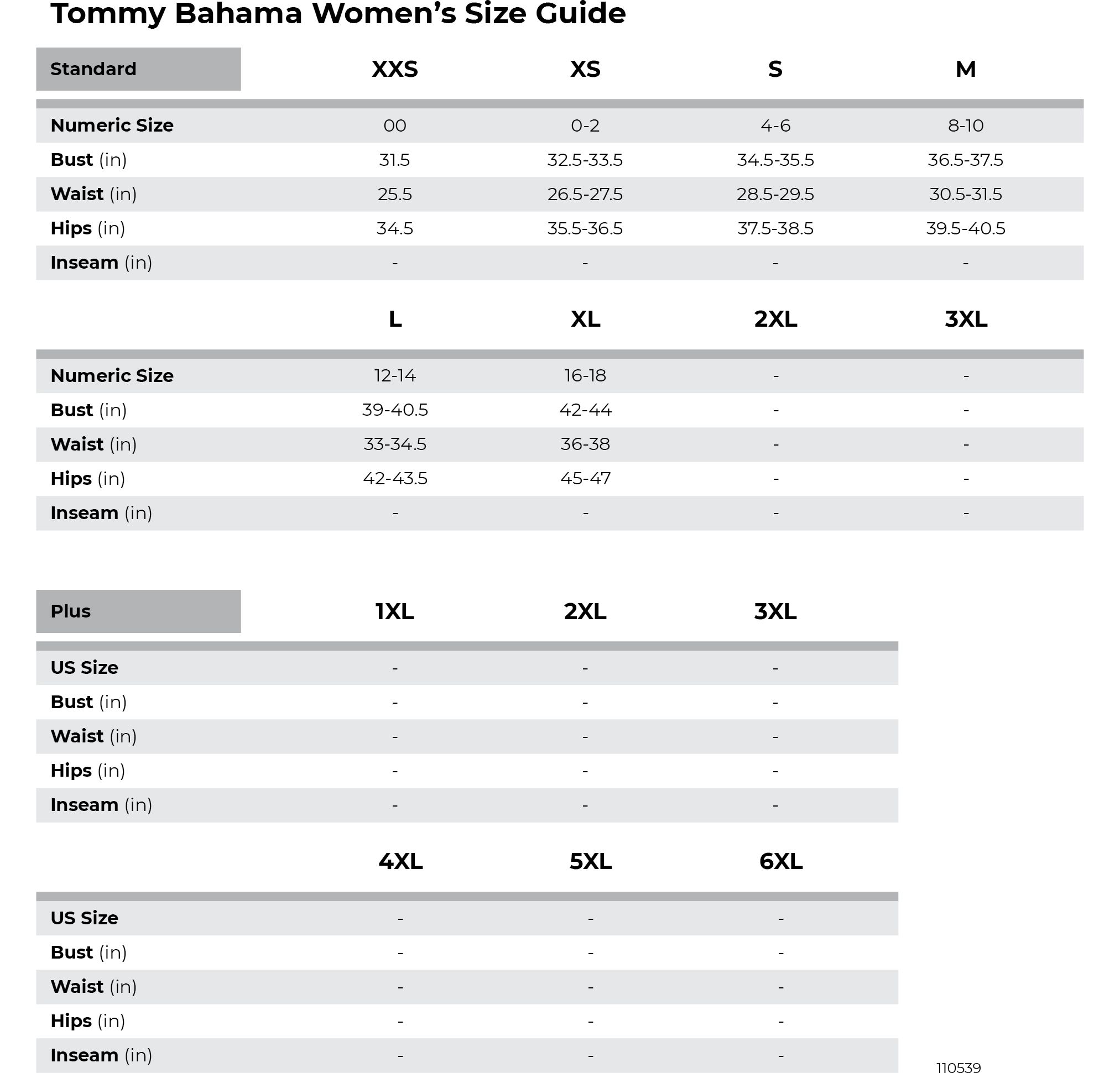 Under Armour Size Guide