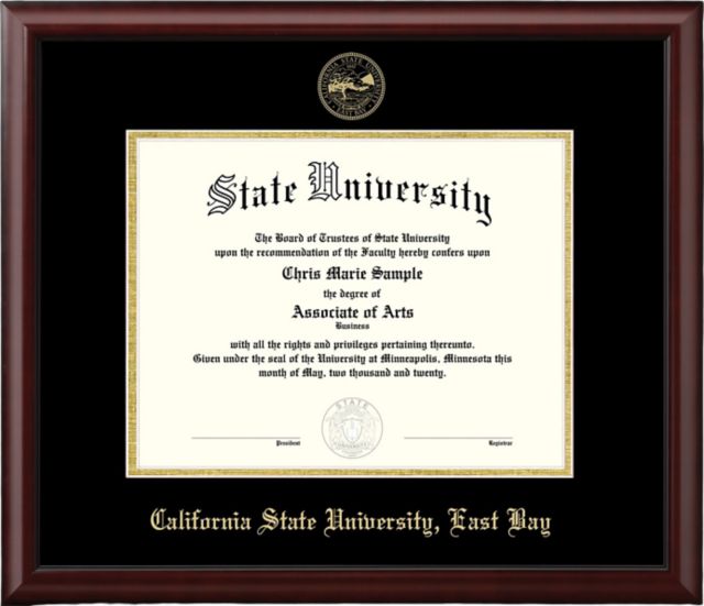 California State University East Bay 8.5 x 11 Scholar Diploma Frame
