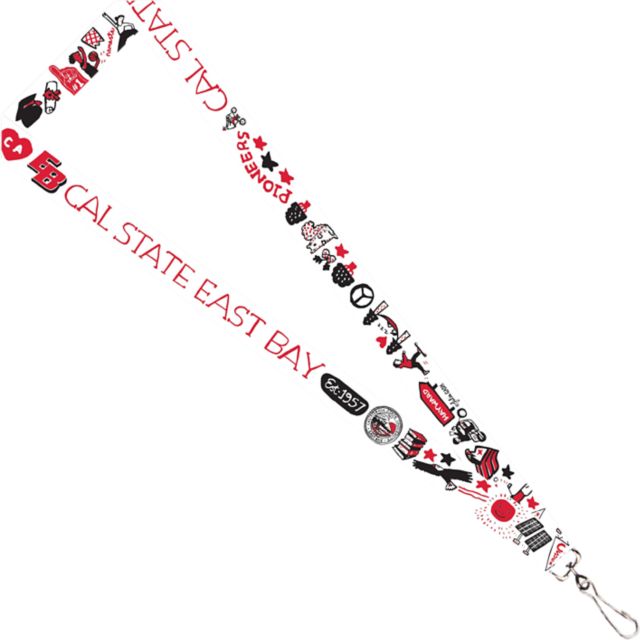 California State University East Bay Julia Gash 3/4" Lanyard