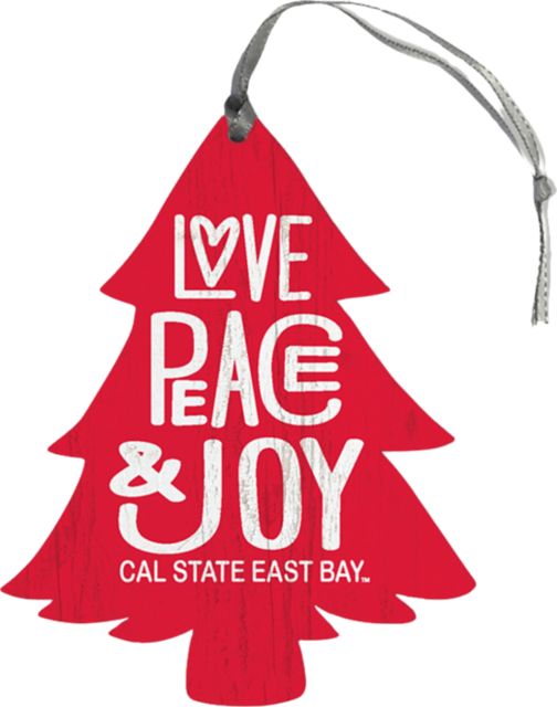 California State University East Bay Tree Ornament