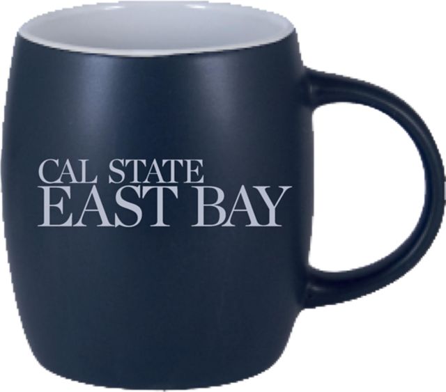 California State University East Bay 12 oz. Black Out Robusto Mug