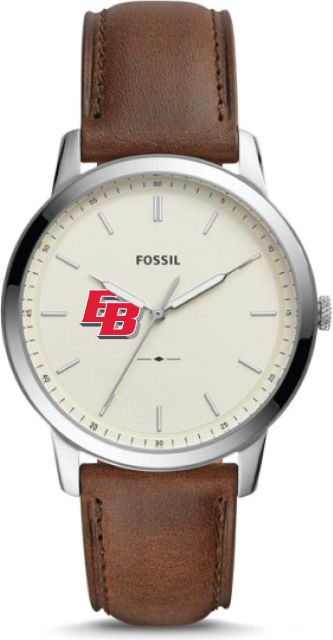 Fossil The Minimalist Three-Hand Brown Leather Watch - ONLINE ONLY