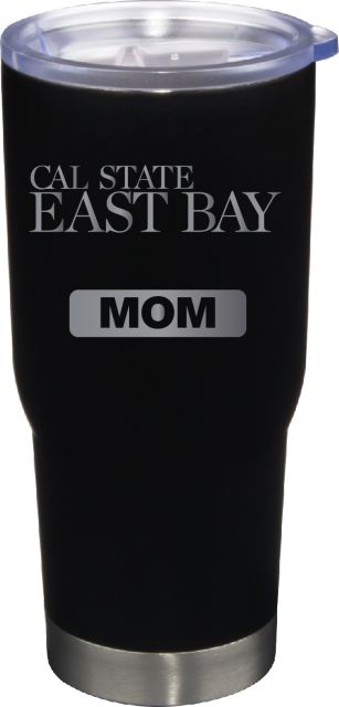 22 oz Matte Black Stainless Steel Tumbler Mom