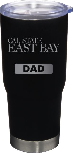 22 oz Matte Black Stainless Steel Tumbler Dad