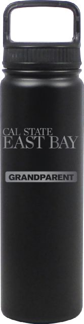 24 oz Matte Black Stainless Steel Water Bottle Grandparent
